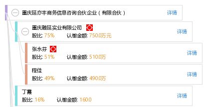 重慶延亦豐商務信息咨詢合伙企業 有限合伙